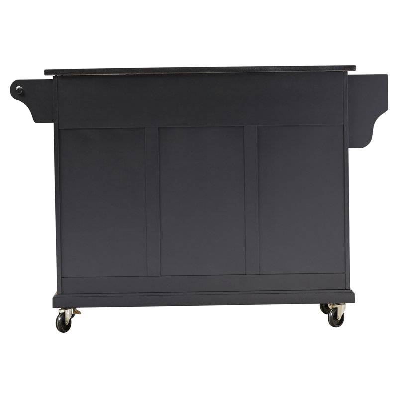 Three Posts™ Royce Granite Kitchen Island & Reviews Wayfair